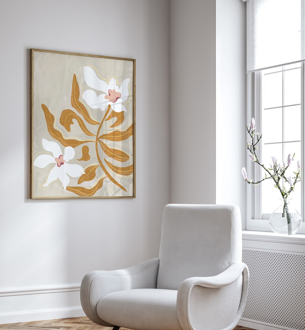 Bright and modern FLOWER FLOWER , FLORAL FLOWER PAINTINGS by Arty Guava, perfect for transforming your space.