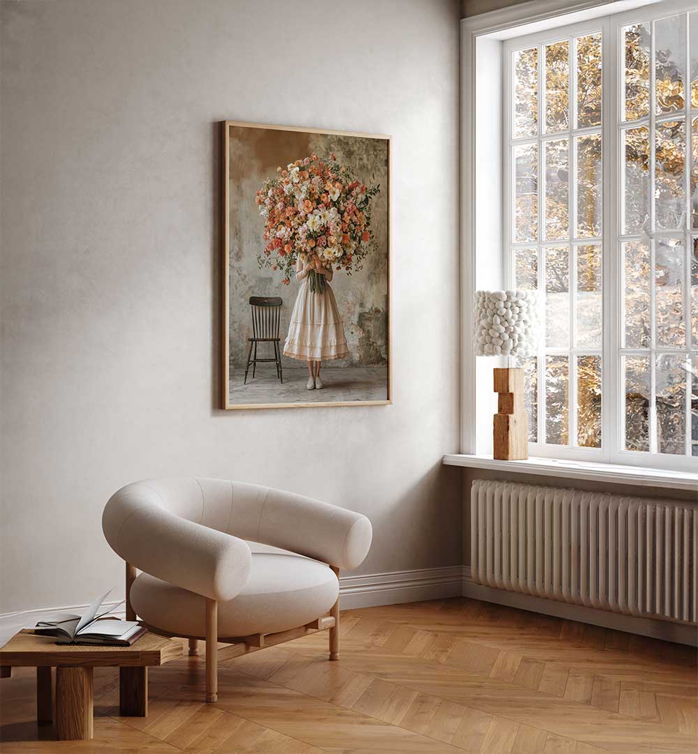 FLOWER HARVEST , FLORAL FLOWER PAINTINGS