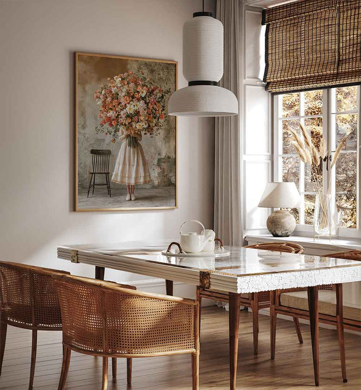 FLOWER HARVEST , FLORAL FLOWER PAINTINGS