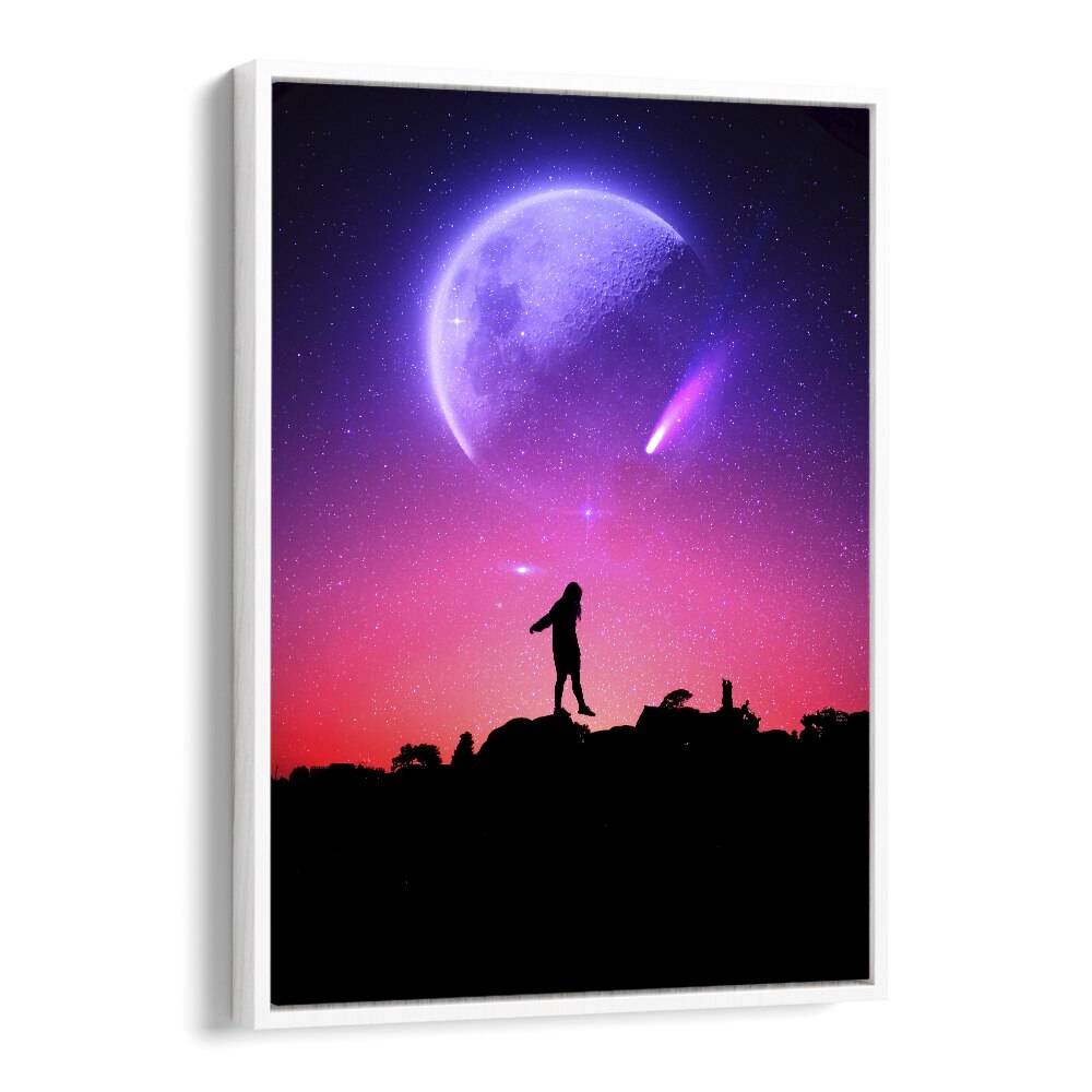 Explore the cosmic beauty of FLUORESCE, SURREAL ART PRINTS, featuring enchanting designs by Ritvik Takkar.