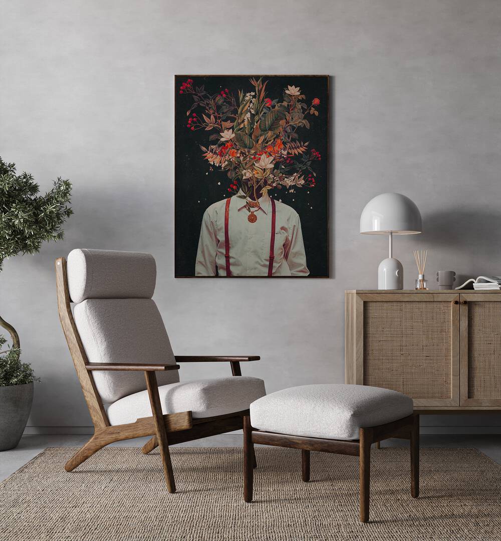 Elevate your space with FOLIAGE, SURREAL ART PRINTS by Frank Moth, blending creativity and elegance beautifully.