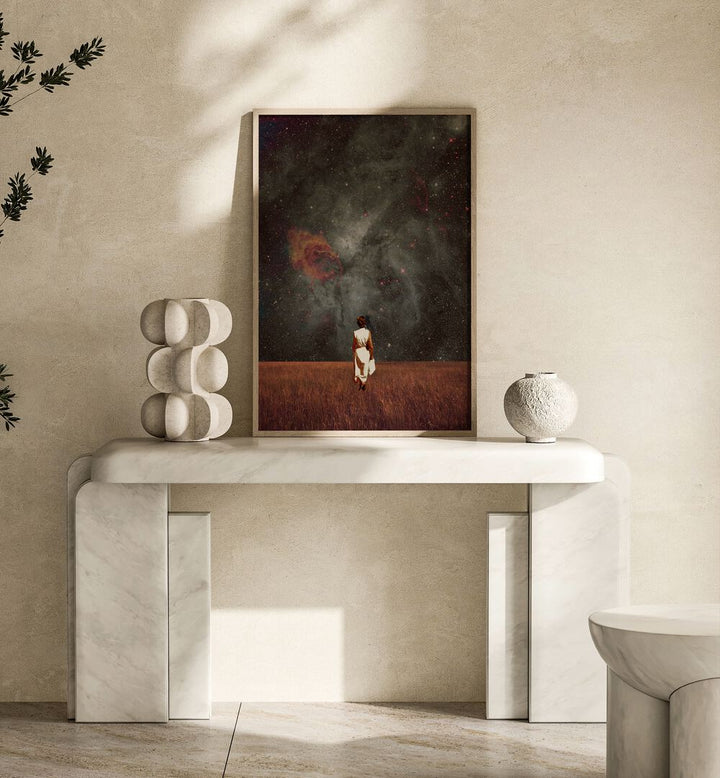 Explore the magic of "FOLLOW ME, SURREAL ART PRINTS" by Frank Moth, featuring dreamlike imagery for your space.