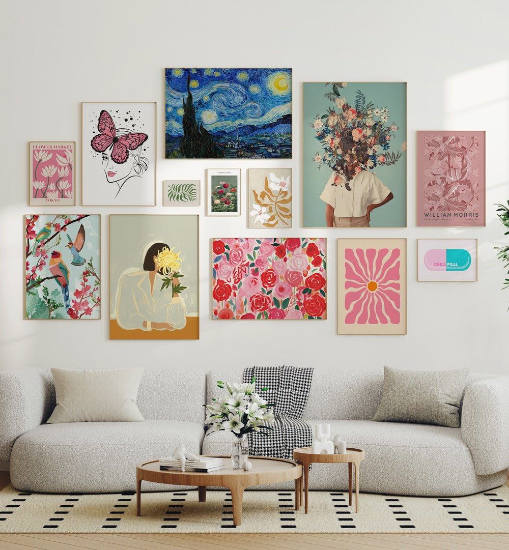 Explore the ARTISTS MIX X GALLERY WALL, GALLERY WALLS featuring curated framed art prints for your home decor.