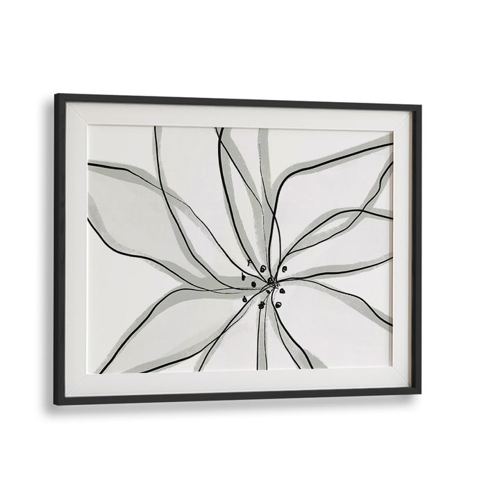 Elegant "FRAGILE FLOWER, FLORAL FLOWER PAINTINGS" by Uplus Me Studio, showcasing botanical beauty in a framed design.