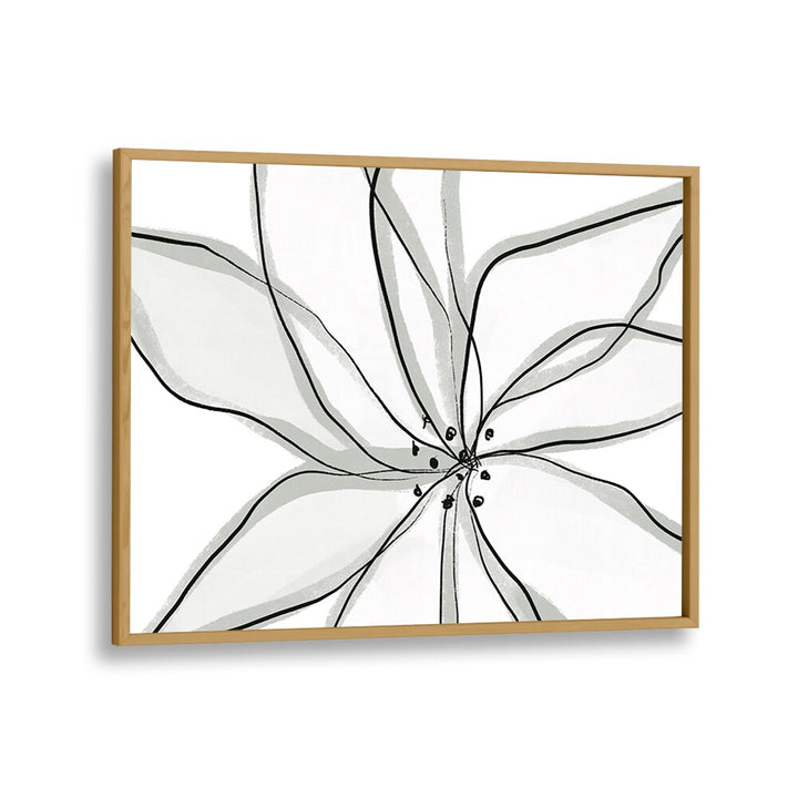 Elegant FRAGILE FLOWER, FLORAL FLOWER PAINTINGS by Uplus Me Studio, beautifully framed botanical art for your space.