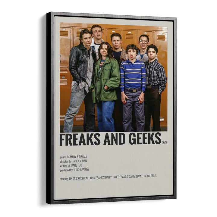 Freaks And Greaks Movie Posters in Black Floater Frame