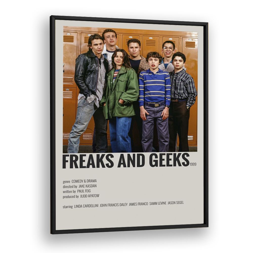 Freaks And Greaks Movie Posters in Black Plain Frame