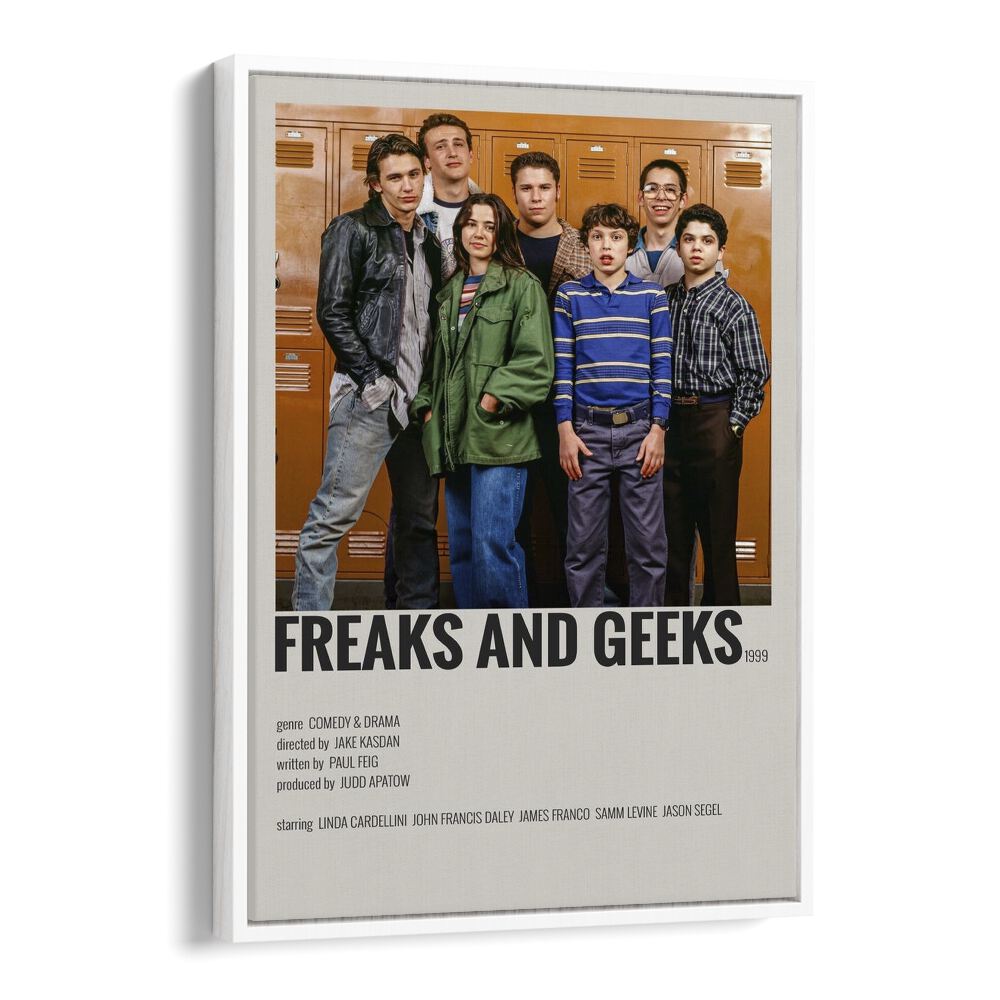 Freaks And Greaks Movie Posters in White Floater Frame