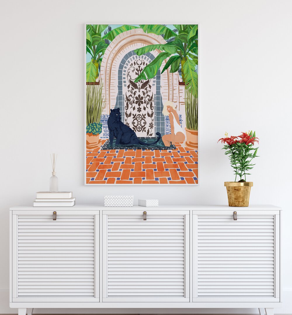 Colorful FRIENAISSANCE, PORTRAITS & FIGURATIVE ILLUSTRATIONS showcasing women’s beauty and strength by Uma Gokhale.