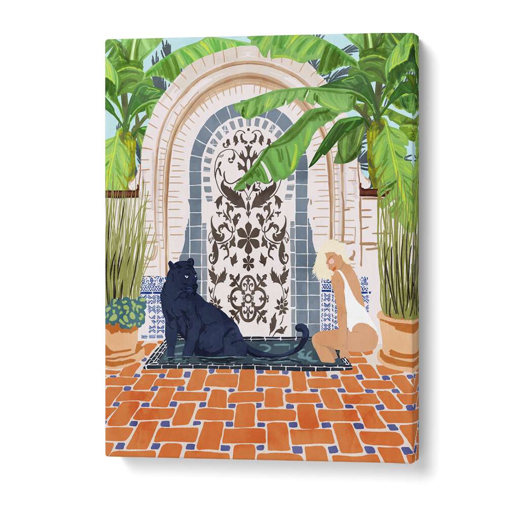 Explore FRIENAISSANCE, PORTRAITS by Uma Gokhale, featuring vibrant women illustrations celebrating strength and beauty.