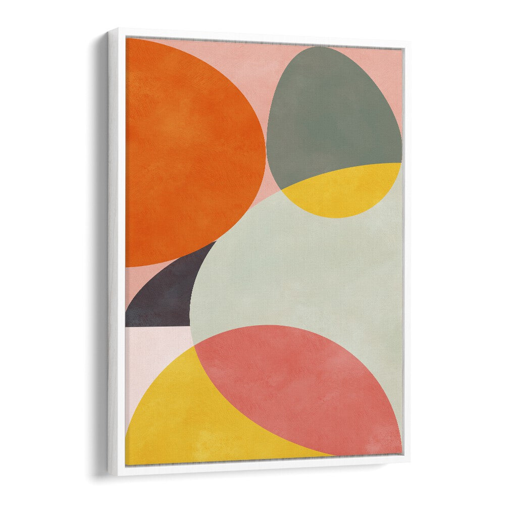 Vibrant and modern, FRIENDLY COLORS I, ABSTRACT PAINTINGS brighten any space with creative elegance by Ana Rut Bre.