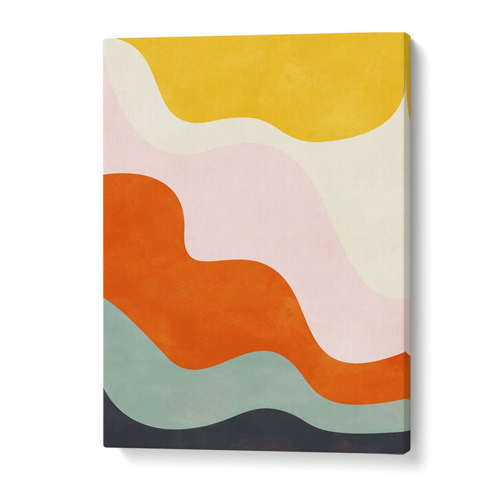 Bright and vibrant FRIENDLY COLORS III, ABSTRACT PAINTINGS by Ana Rut Bre, perfect for transforming your space.