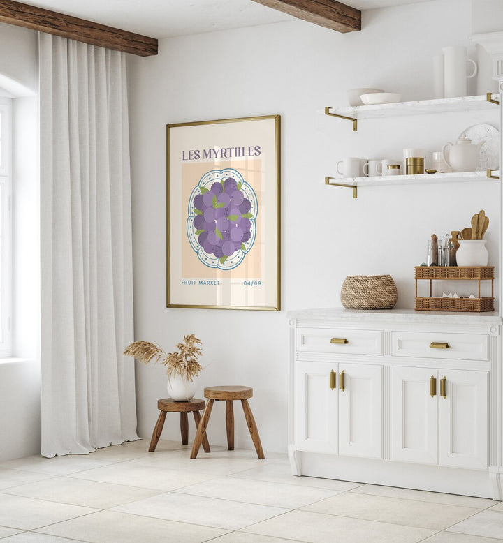 Elegant FRUCTUS GALLERY WALL featuring vibrant fruit art prints, perfect for enhancing any space with GALLERY WALLS.