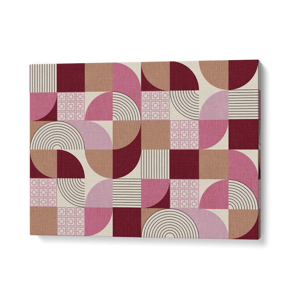 DESERT SHAPES MAUVE , GEOMETRIC ART PRINTS