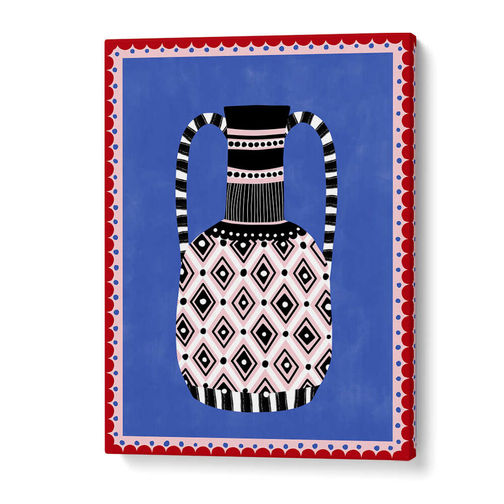 BOLD GEOMETRIC PATTERNS , FLORAL FLOWER PAINTINGS