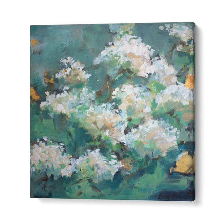 Elegant abstract floral artwork showcasing the DELICATE BEAUTY OF NATURE, FLORAL FLOWER PAINTINGS for your home.