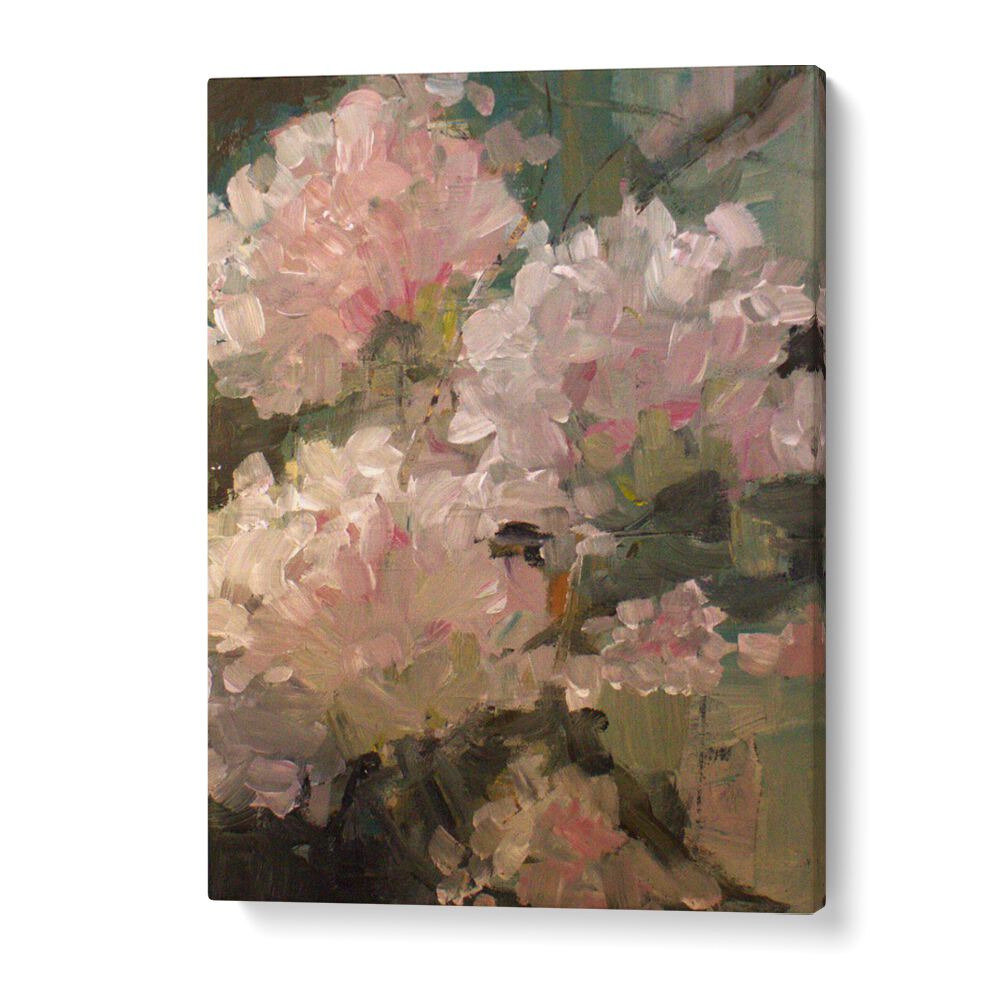 Stunning HORTENSIA ROSA, FLORAL FLOWER PAINTINGS showcasing delicate pink blooms for elegant home decor.