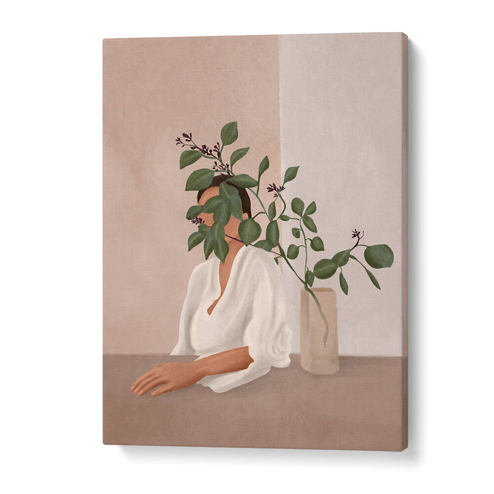 HIDDEN IN FOLIAGE , BOHO ART PAINTINGS