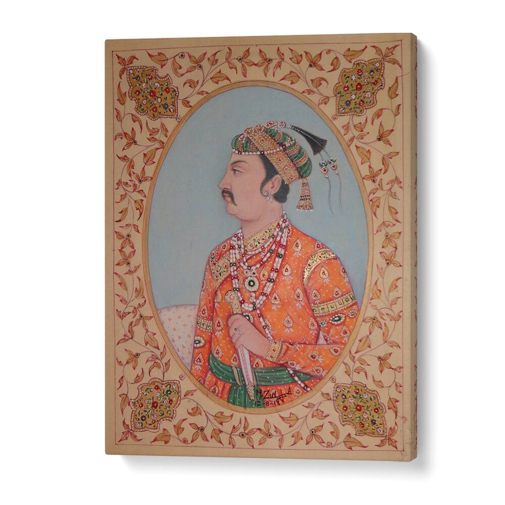 Stunning MUGHAL KING JHANNGHIR, INDIAN ART PAINTINGS showcase Mughal heritage, perfect for decorating your space.