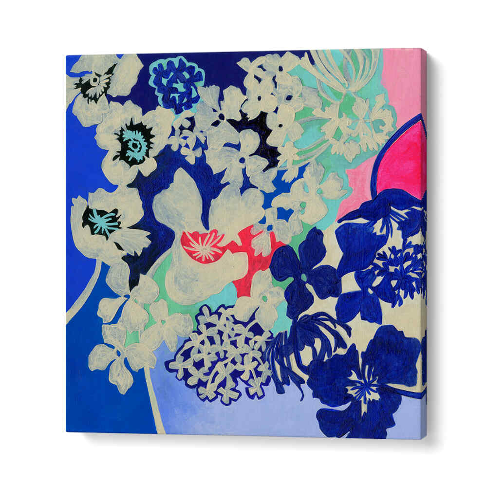 Colorful PAPER FLORAL, FLORAL FLOWER PAINTINGS showcasing vibrant blooms, perfect for home or office decor.