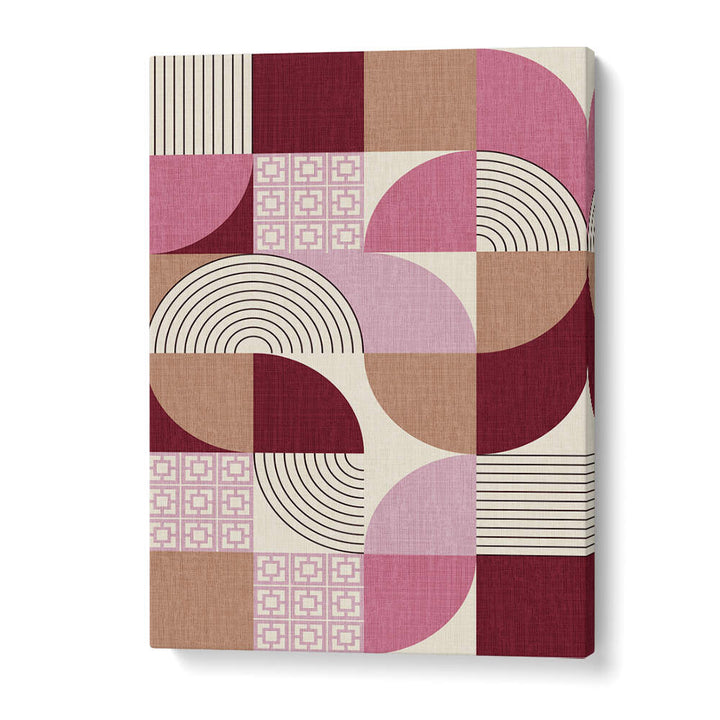 PALM SPRINGS DESERT SHAPES MAUVE , GEOMETRIC ART PRINTS