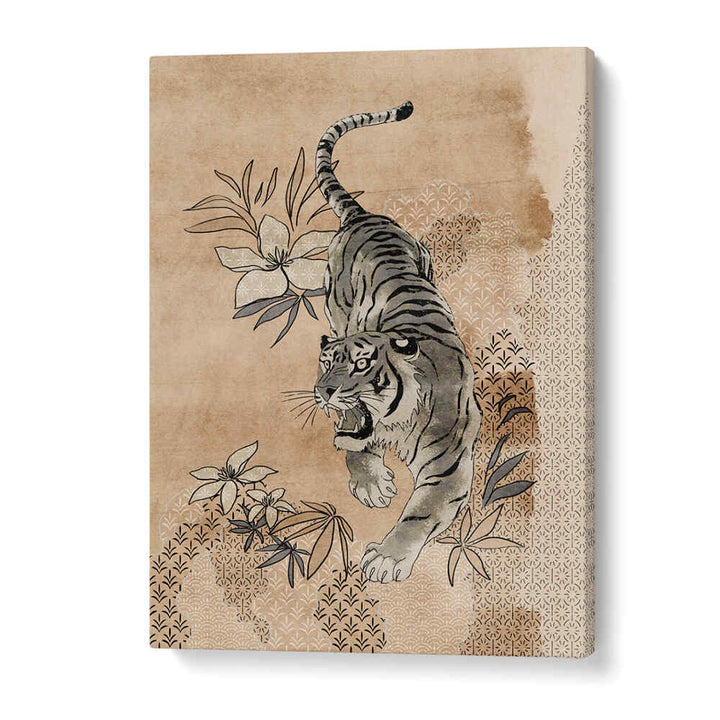 TIGER SPIRIT I , ANIMAL PAINTINGS