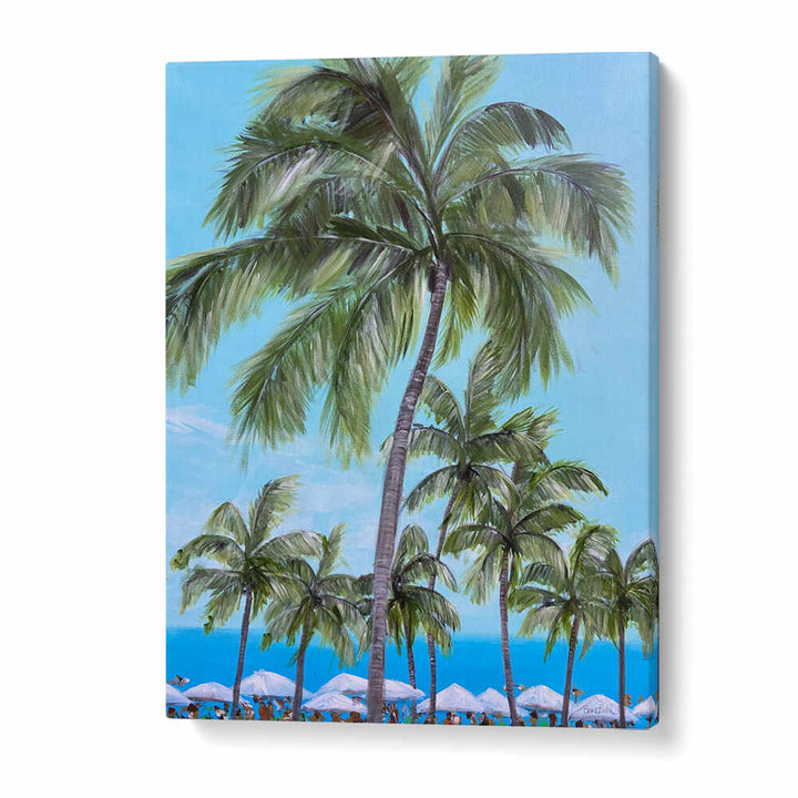 Vibrant TROPICAL PALM TREES II, FLORAL FLOWER PAINTINGS capturing nature's beauty, perfect for your living space.