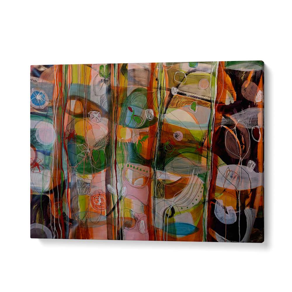 VIBRANT WHIMSY, ABSTRACT PAINTINGS showcase bold colors and emotions, perfect for elevating your home decor.