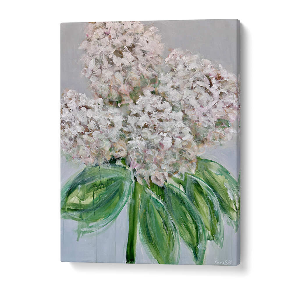 Exquisite WHITE HYDRANGEA BLOOM, FLORAL FLOWER PAINTINGS elevate your home with elegance and natural beauty.