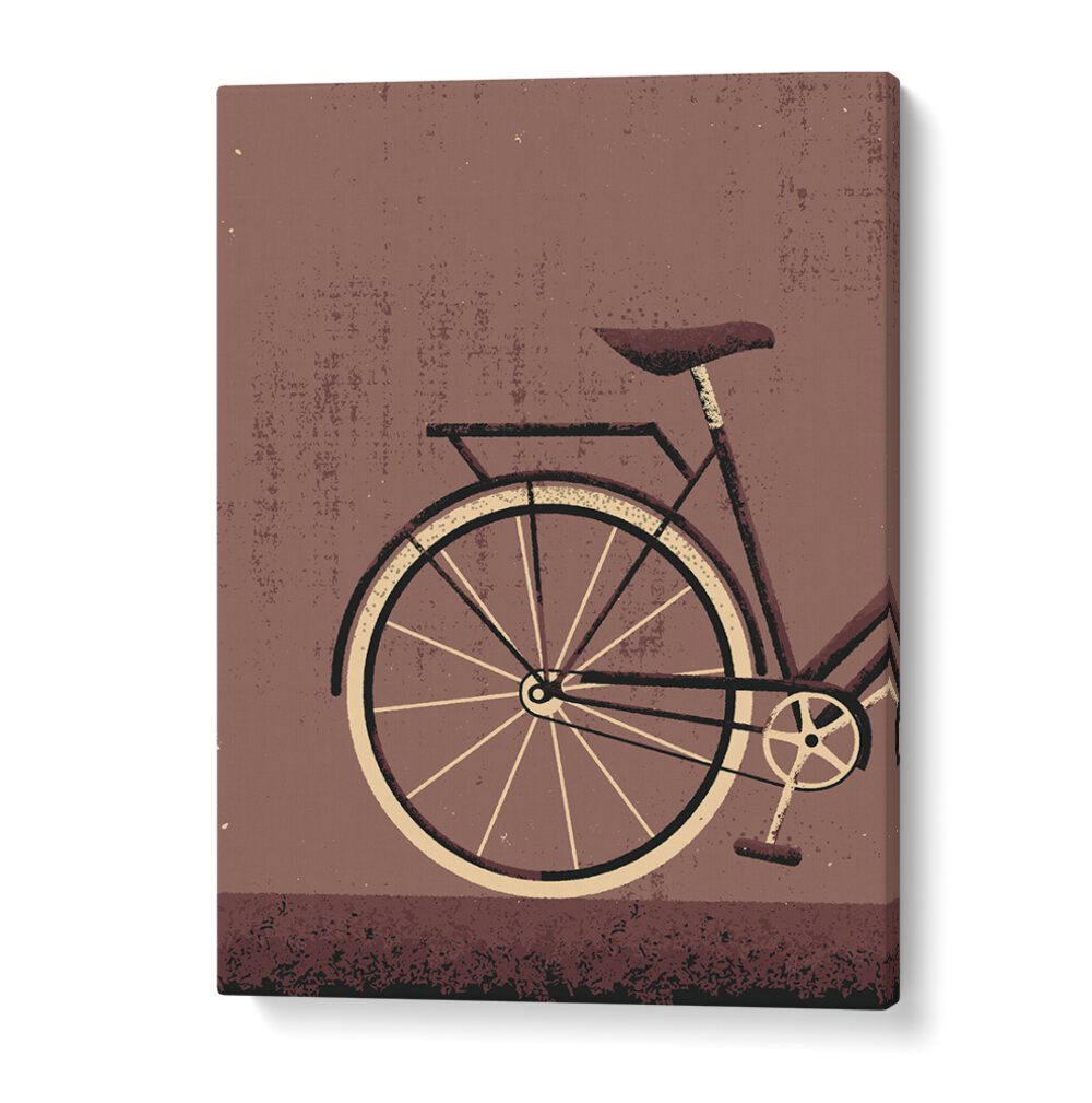Stylish artwork of a bicycle featured in THE VINTAGE CYCLE, SPORTS POSTERS for unique home decor.