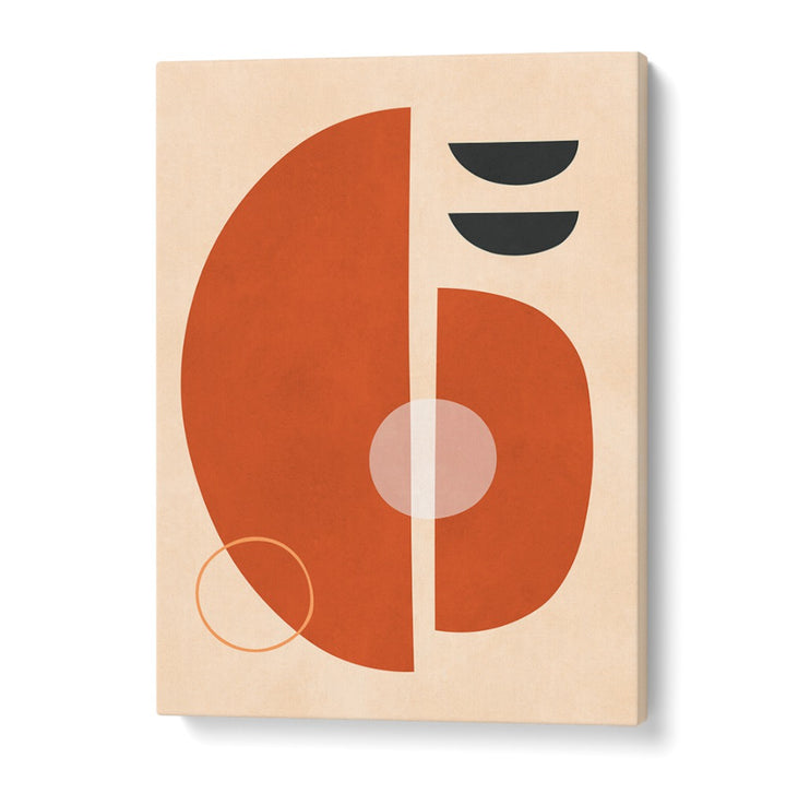 Colorful SEMICIRCLES IV, BOHO ART PAINTINGS add a modern touch to any space, perfect for art enthusiasts and decorators.