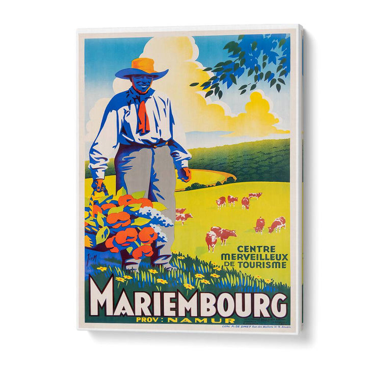 Bright and colorful Mariembourg Vintage Travel Posters showcasing timeless charm and scenic beauty for your decor.