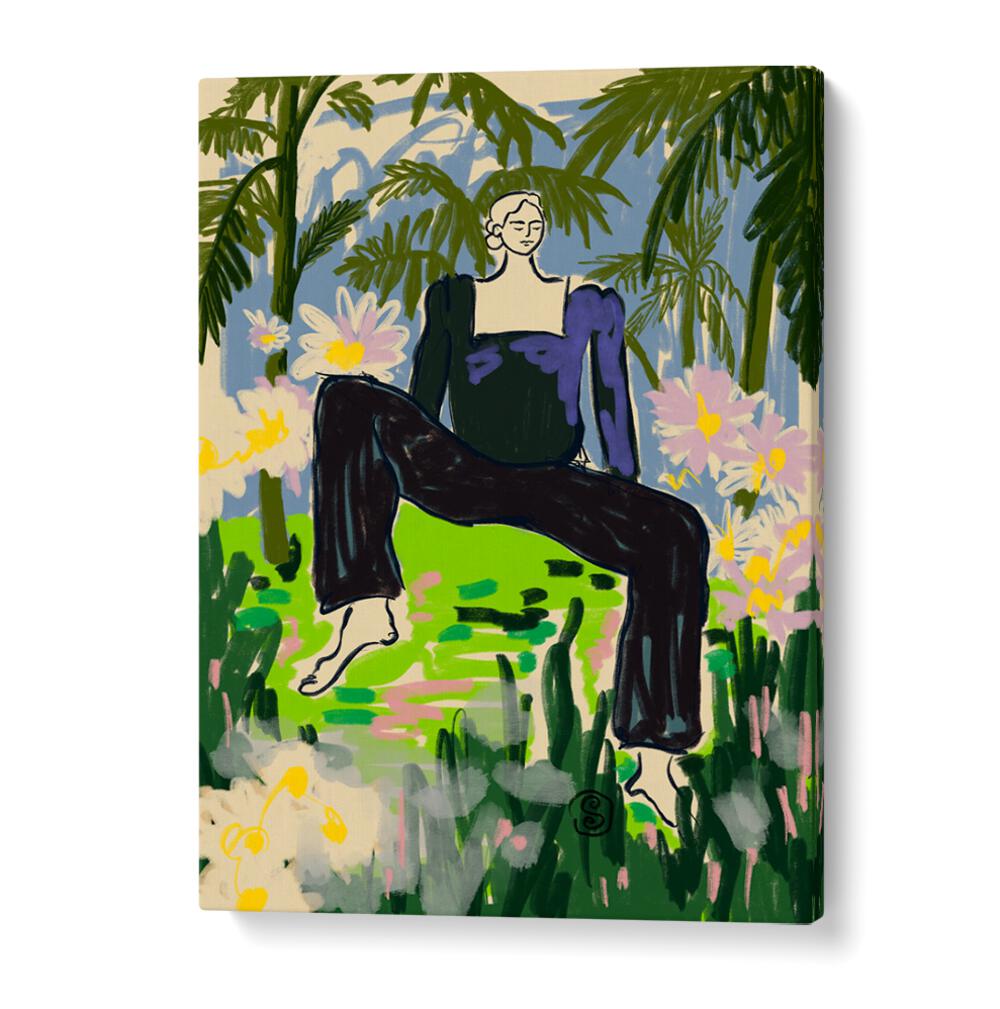 Transform your space with LISTEN TO THE SILENCE, VIBRANT art print, blending tranquility and vivid creativity.