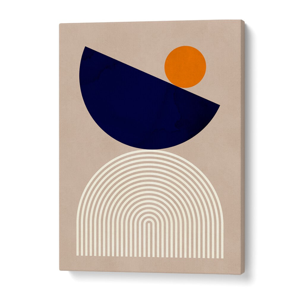 Vibrant SEMICIRCLES II, GEOMETRIC ART PRINTS showcasing bold shapes and colors, perfect for artistic inspiration.