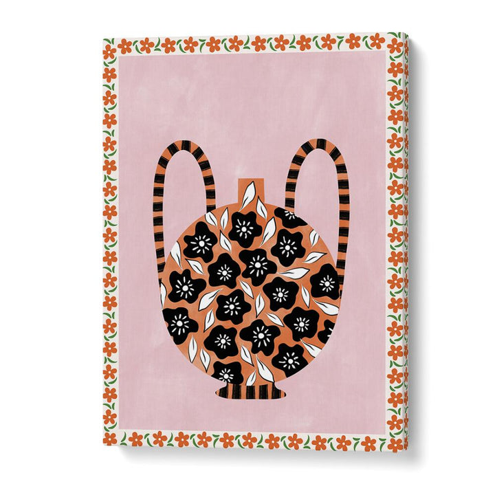 Exquisite BOTANICAL VASE , FLORAL FLOWER PAINTINGS by Elena Ristova, perfect for enhancing your space's tranquility.