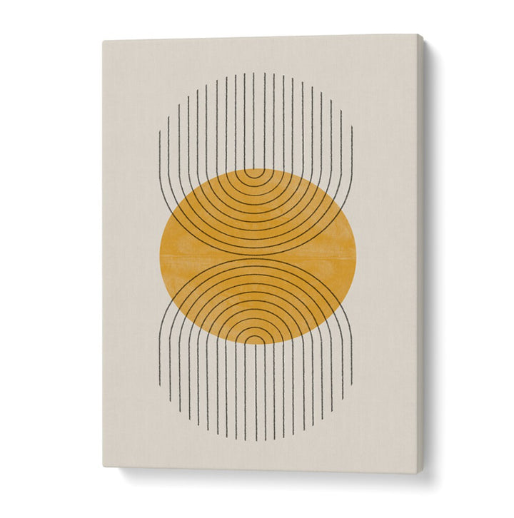 Stylish PERFECT POINT YELLOW, BOHO ART PAINTINGS featuring warm colors and geometric design for a cozy living space.