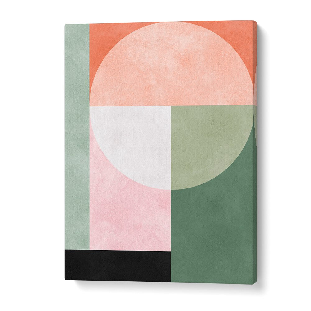 Explore GEOMETRIC HARMONY IV, GEOMETRIC ART PRINTS featuring bold colors and intricate shapes for modern decor.