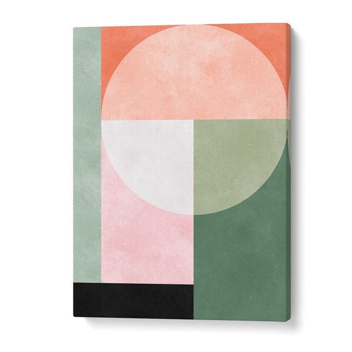 Explore GEOMETRIC HARMONY IV, GEOMETRIC ART PRINTS featuring bold colors and intricate shapes for modern decor.
