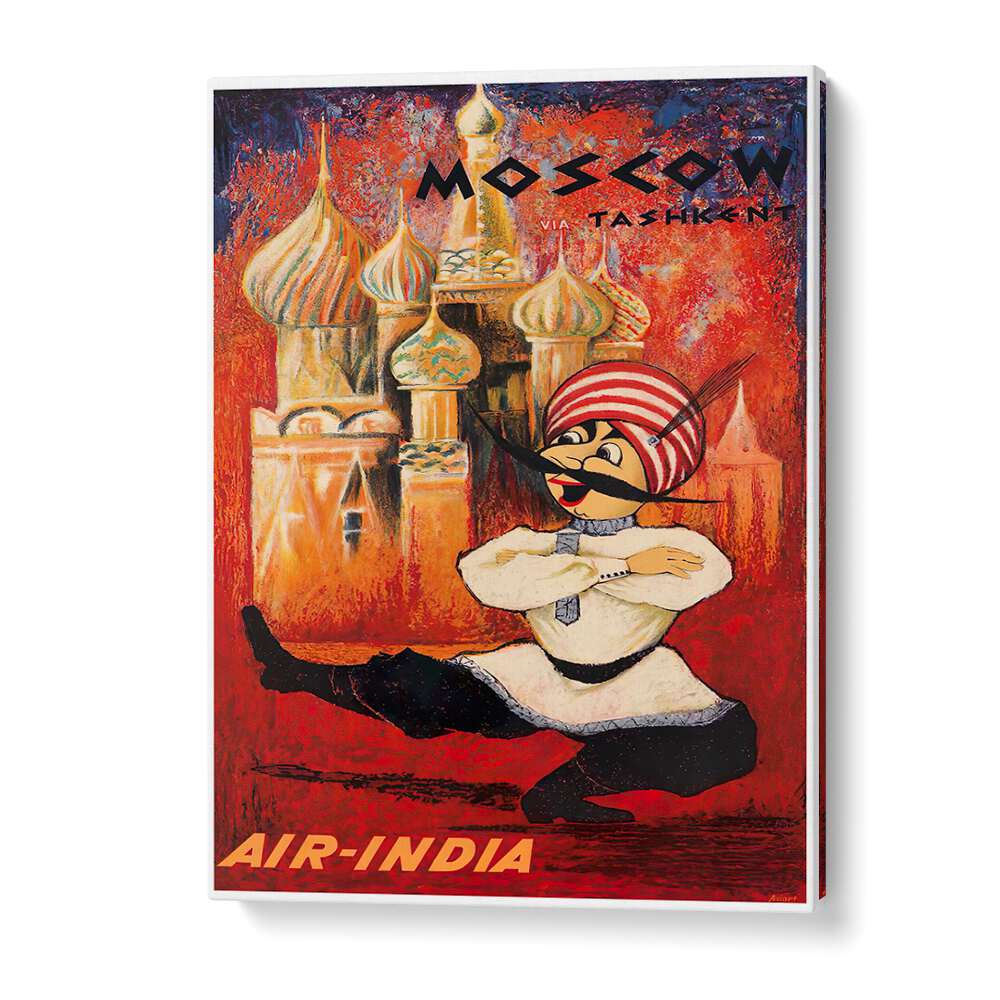 Explore the charm of Moscow II, Vintage Travel Posters, showcasing iconic landmarks and vibrant artistry.