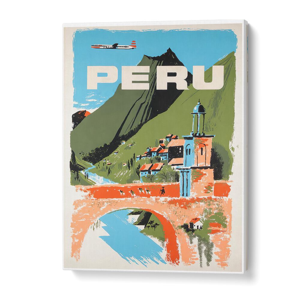 Explore the allure of Peru with our vibrant PERU, VINTAGE TRAVEL POSTERS, perfect for art lovers and travelers.