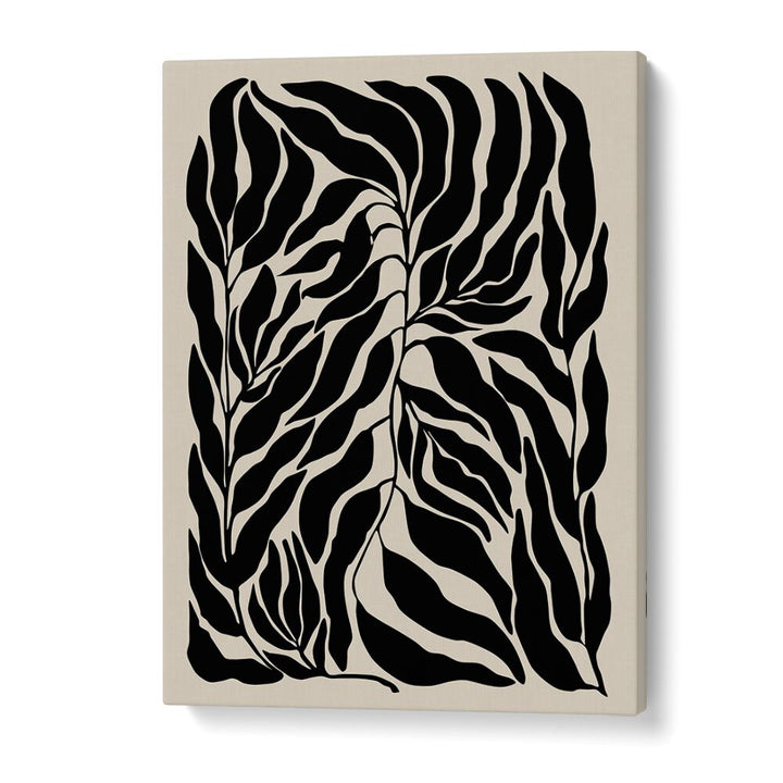 Elegant BLACK LEAVES, FLORAL FLOWER PAINTINGS by Elena Ristova showcasing intricate botanical designs. Perfect for decor.