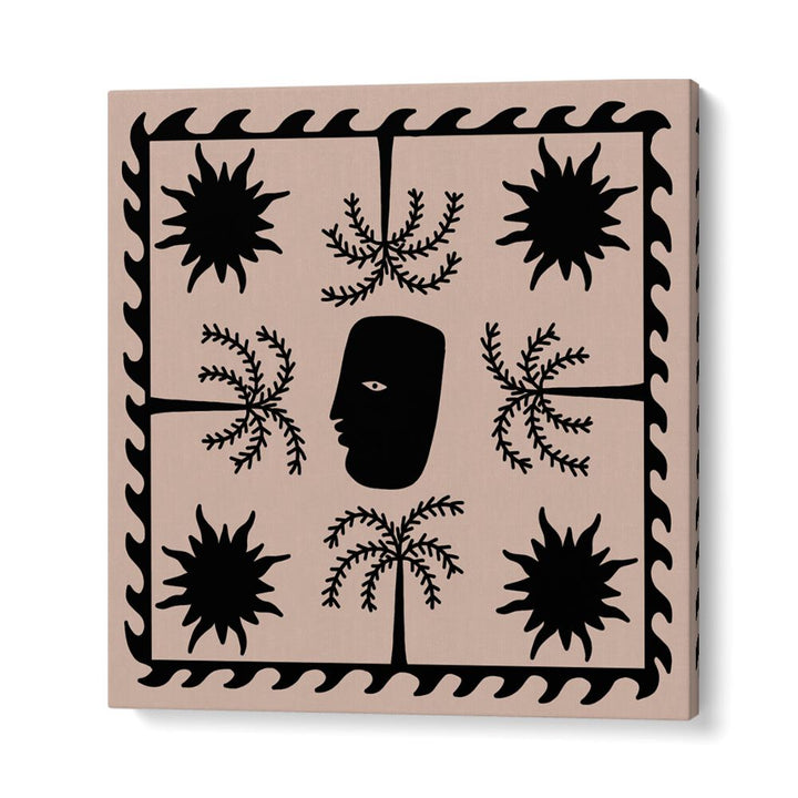 CELESTIAL II, BOHO ART PAINTINGS showcase a unique design with celestial motifs, perfect for enhancing home decor.