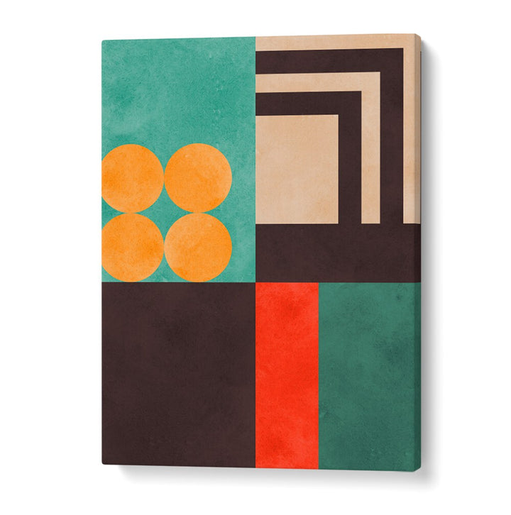 Vibrant COLORFUL COMPOSITION V, GEOMETRIC ART PRINTS featuring bold shapes and colors, perfect for modern home decor.