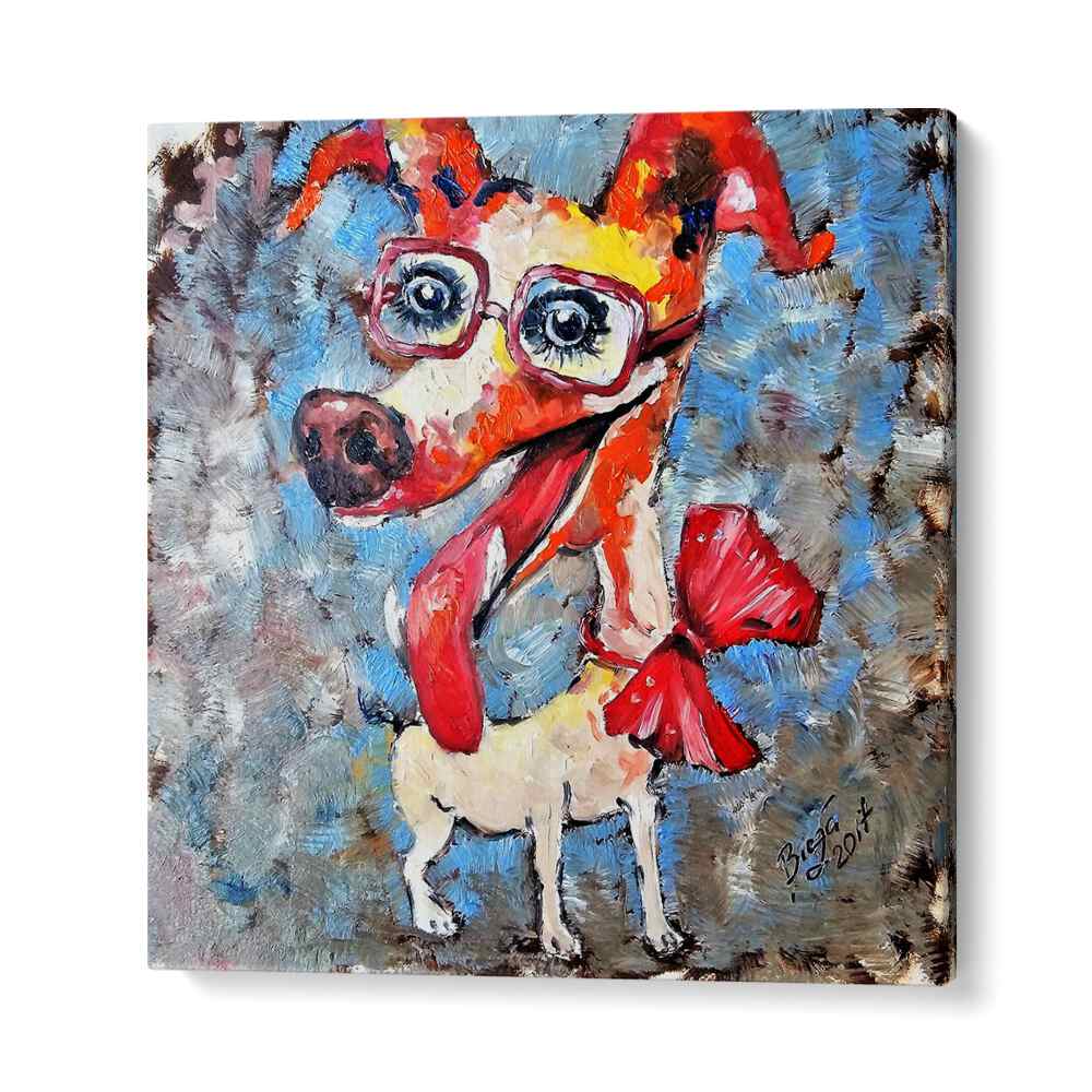Vibrant SMILING JACK RUSSELL, COMIC POSTERS featuring a playful Jack Russell terrier, perfect for dog lovers.