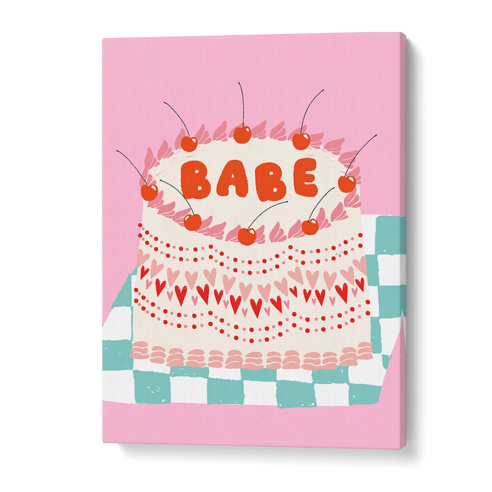 Colorful CAKE, FASHION POSTERS featuring a whimsical cake design to brighten up any room decor. Perfect for cake lovers!