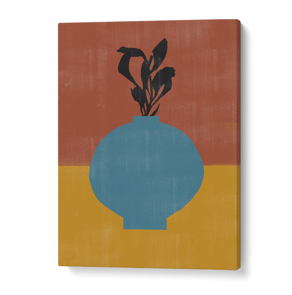 VASE NO9., FLORAL FLOWER PAINTINGS showcase vibrant colors and modern design, perfect for any decor.