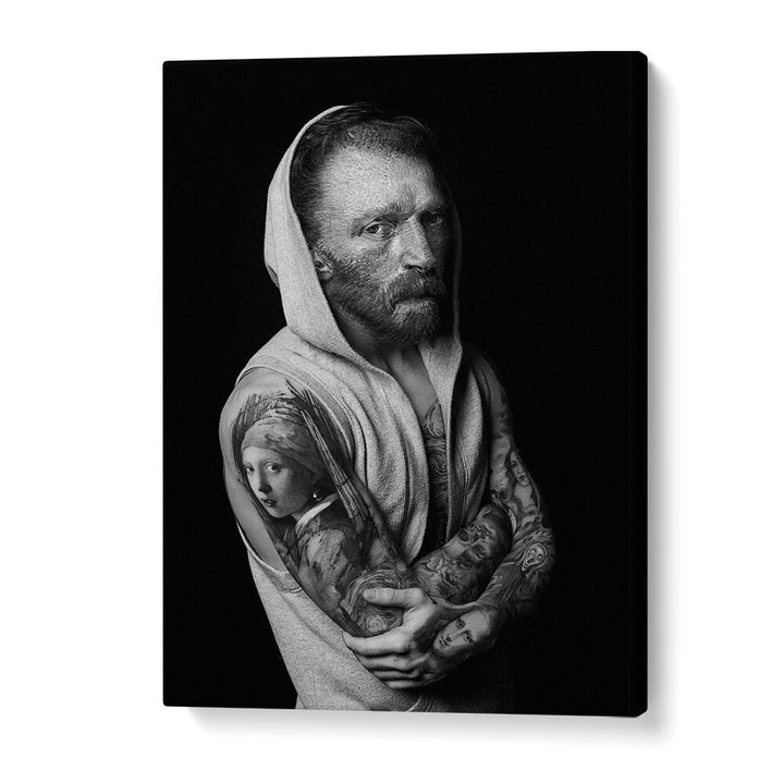 Stunning Van Gogh Tattoo, Altered Art Prints showcasing classic art reimagined with modern tattoo artistry.
