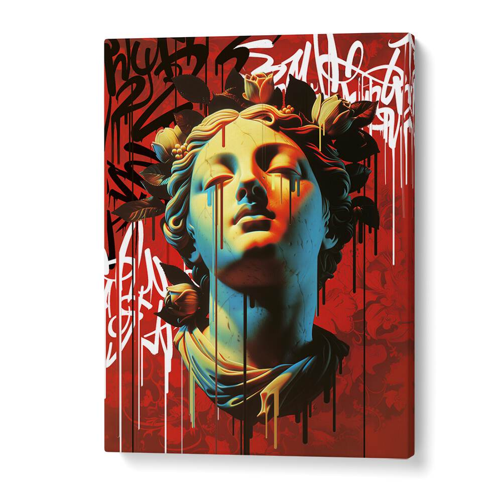 VANDAL ARIADNA, ALTERED ART PRINTS showcase vibrant, modern artistry with striking colors and unique designs by Dikhotomy.