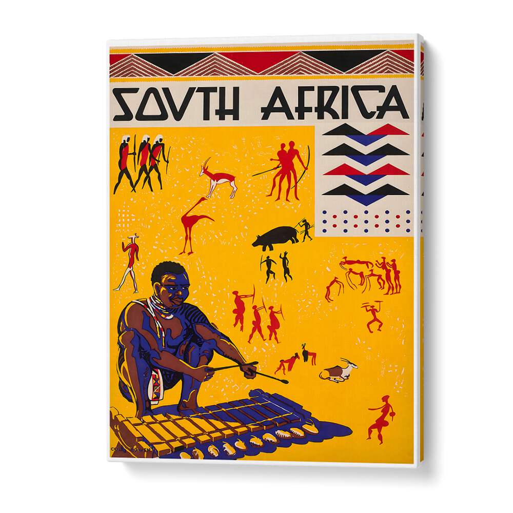 Vibrant SOUTH AFRICA III, VINTAGE TRAVEL POSTERS showcasing rich culture and stunning landscapes. Perfect for travel enthusiasts.