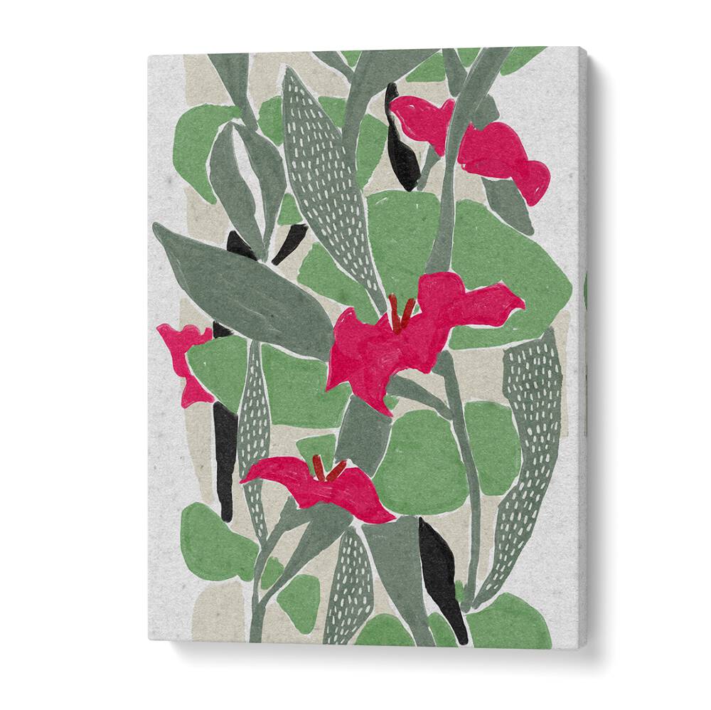 Vibrant FLORAL RHYTHM VI artwork, part of our FLORAL FLOWER PAINTINGS collection, perfect for enhancing your space.